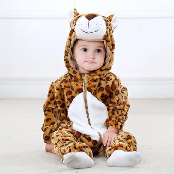 Leopard Costume for Baby Kids - Adorable Halloween Costume for a Wildly Fun - Picture 1 of 3